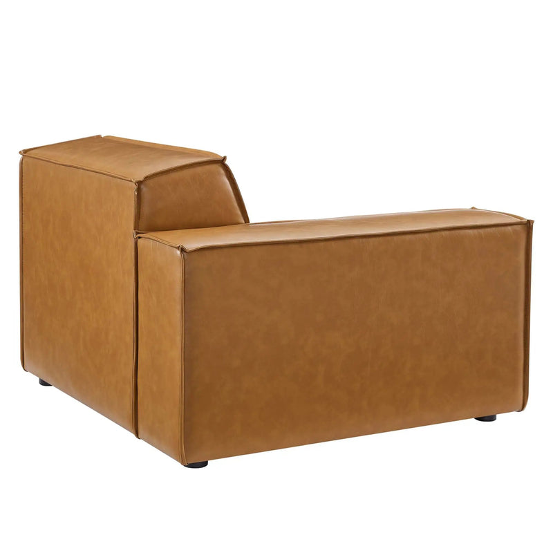 Restore Left-Arm Vegan Leather Sectional Sofa Chair by Modway by HouseOfZazla