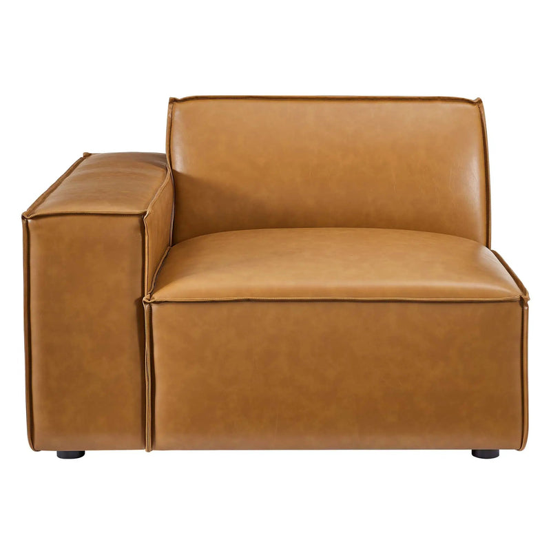 Restore Left-Arm Vegan Leather Sectional Sofa Chair by Modway by HouseOfZazla