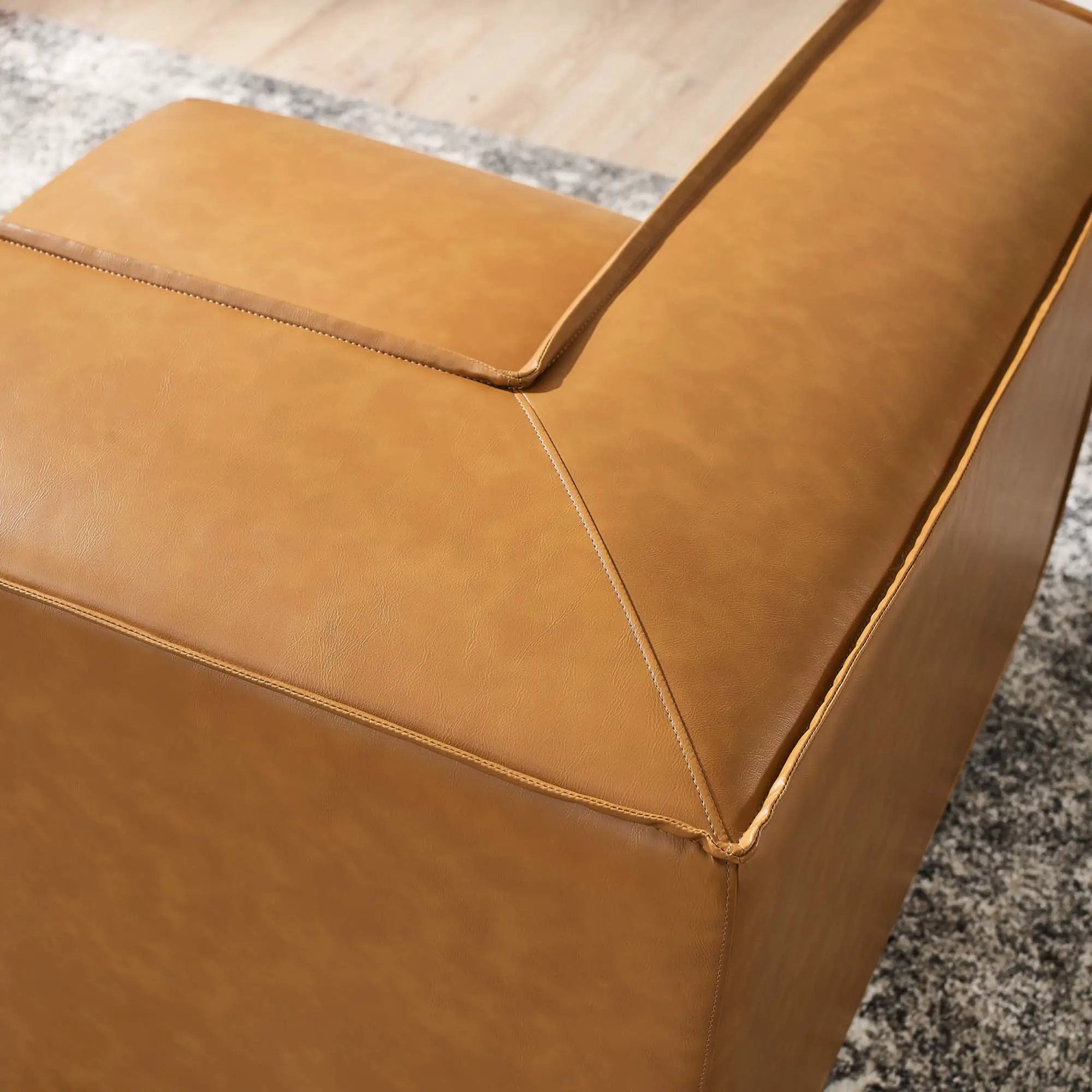 Restore Vegan Leather Sectional Sofa Corner Chair by Modway by HouseOfZazla