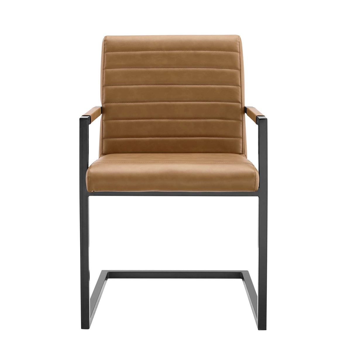 Savoy Vegan Leather Dining Chairs Set of 2 by Modway, photo 7 of 9