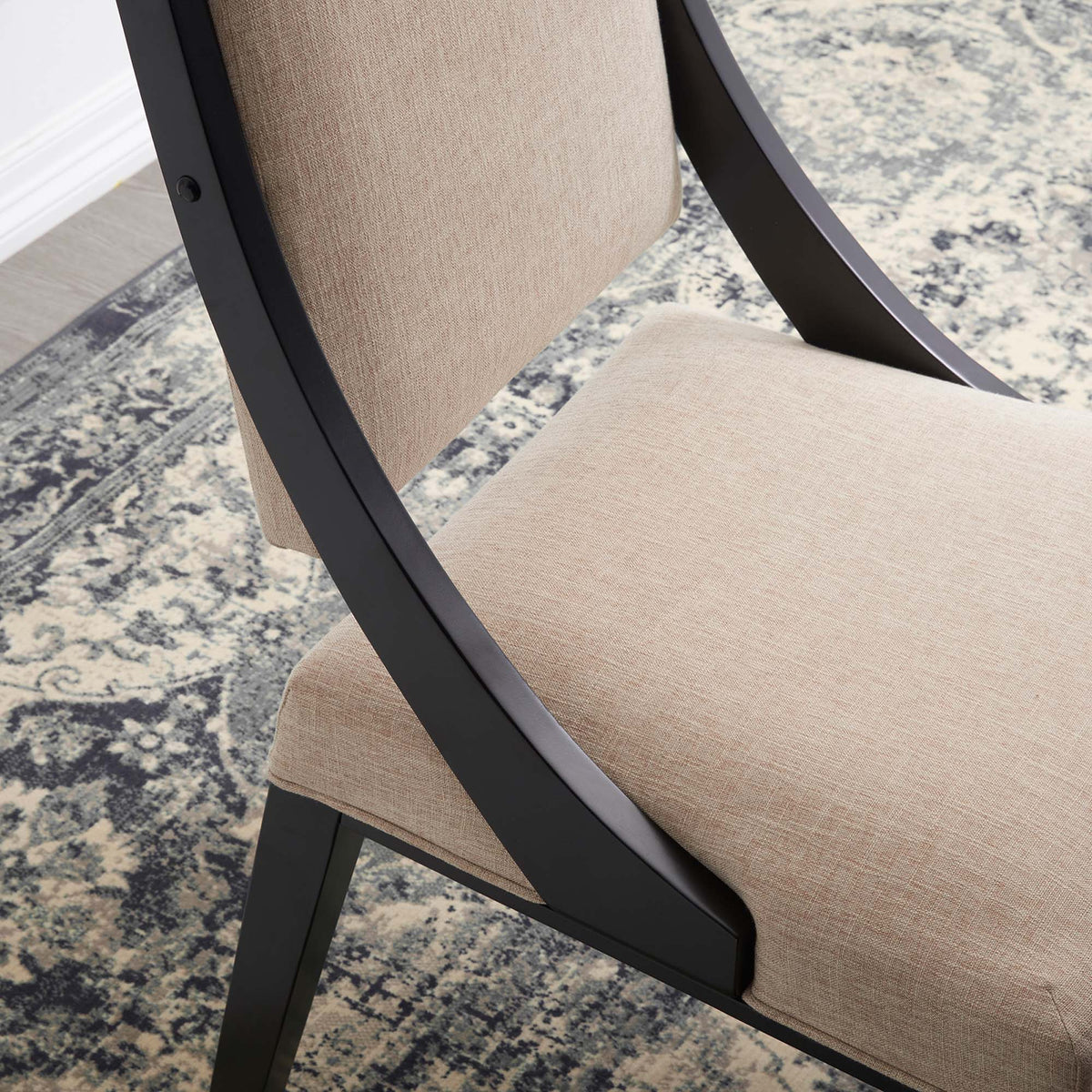 Cambridge Upholstered Fabric Dining Chairs Set of 2 by Modway, photo 8 of 16