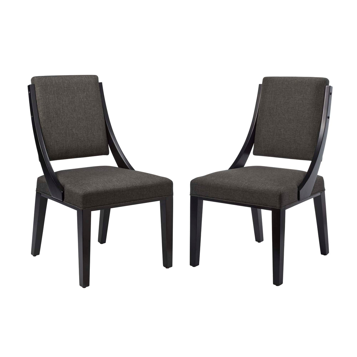 Cambridge Upholstered Fabric Dining Chairs Set of 2 by Modway, photo 9 of 16