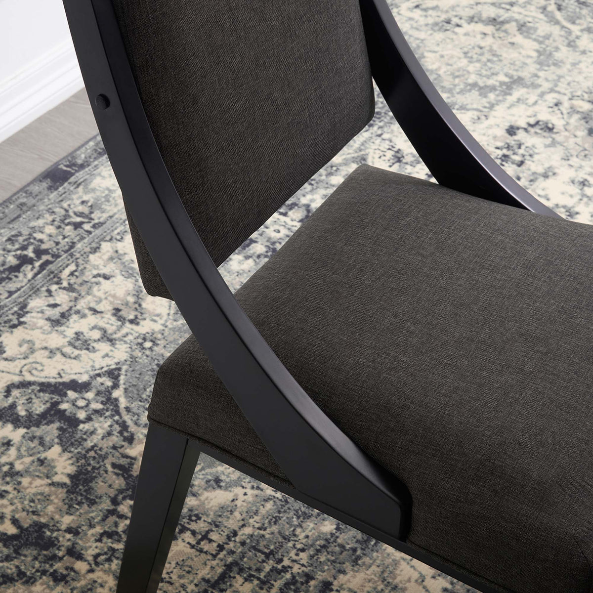 Cambridge Upholstered Fabric Dining Chairs Set of 2 by Modway, photo 16 of 16