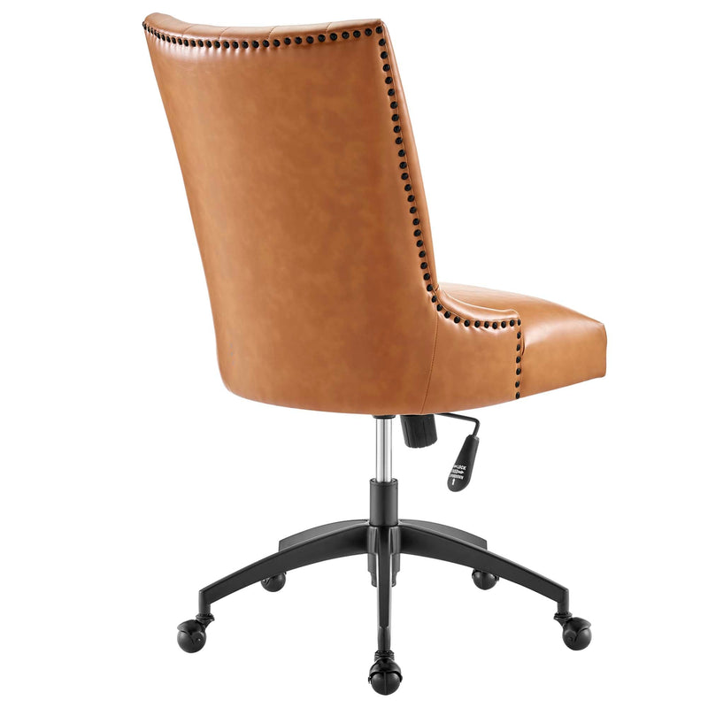 Empower Channel Tufted Vegan Leather Office Chair by Modway, photo 3 of 9