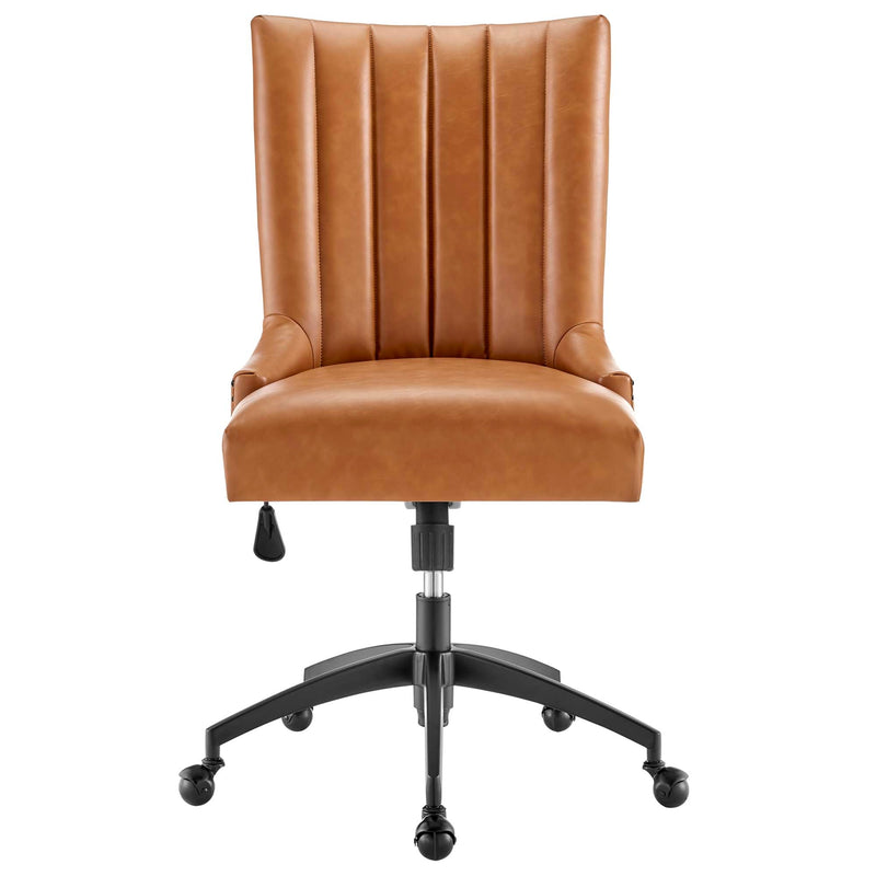 Empower Channel Tufted Vegan Leather Office Chair by Modway, photo 4 of 9