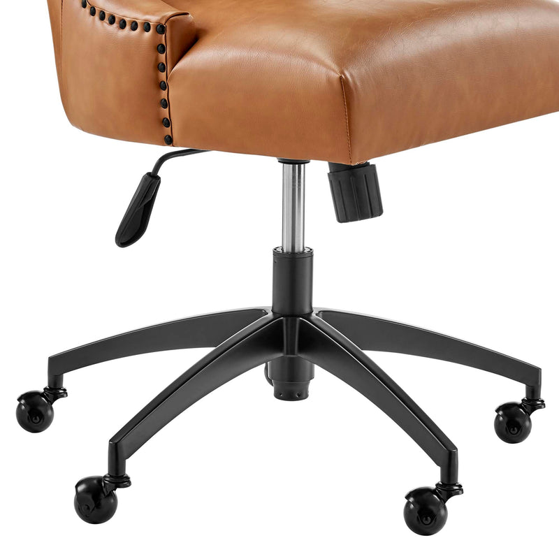 Empower Channel Tufted Vegan Leather Office Chair by Modway, photo 5 of 9
