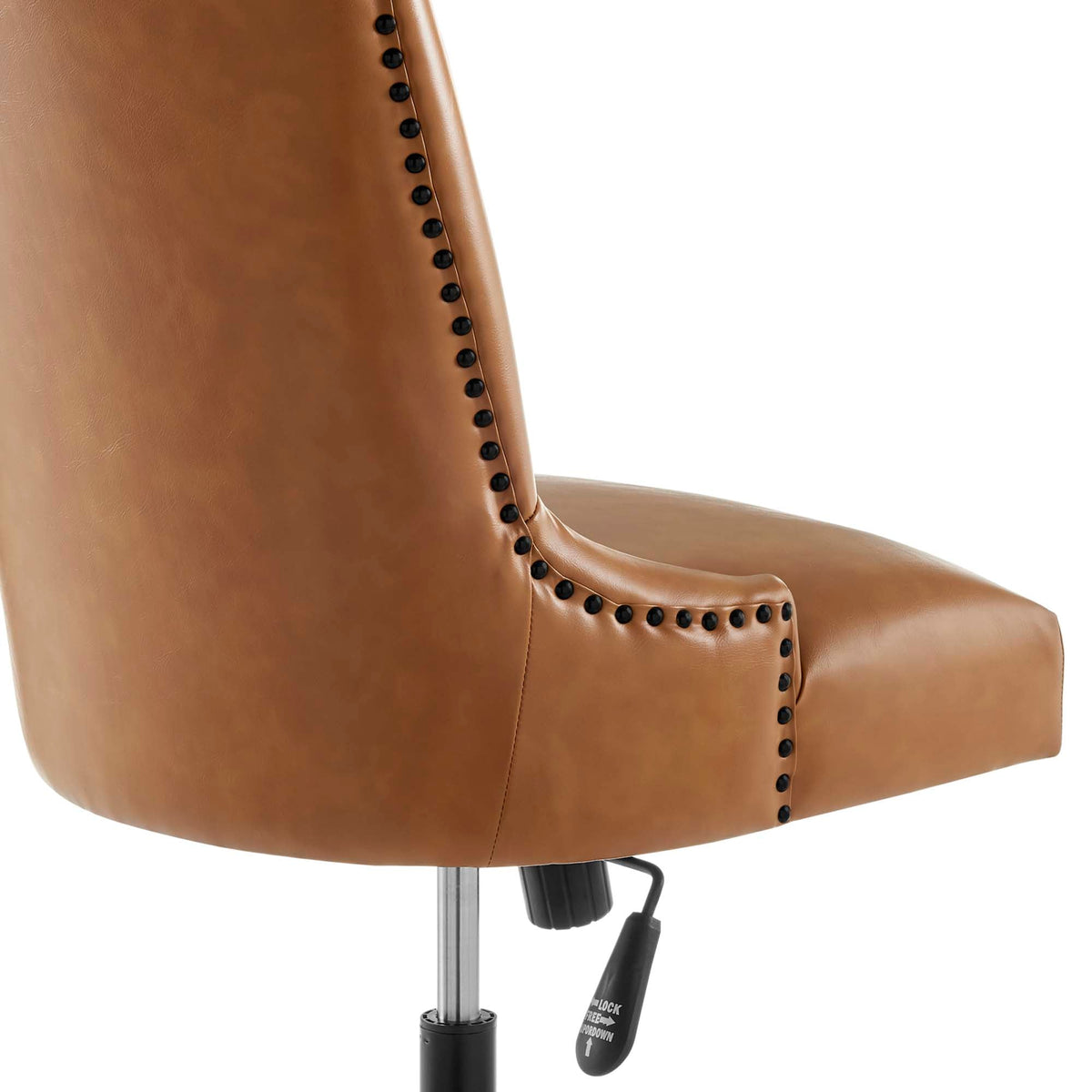 Empower Channel Tufted Vegan Leather Office Chair by Modway, photo 6 of 9