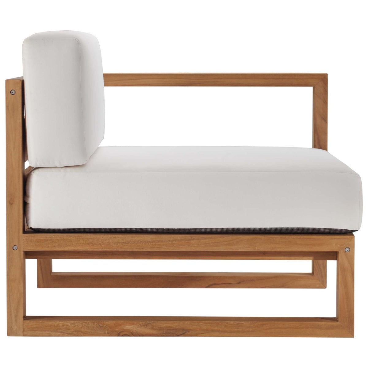 Upland 5-Piece Outdoor Patio Teak Wood Sectional Sofa Set by Modway, photo 3 of 19