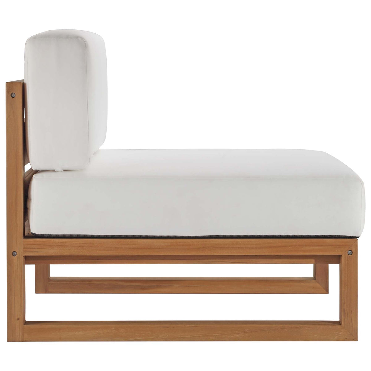 Upland 5-Piece Outdoor Patio Teak Wood Sectional Sofa Set by Modway, photo 8 of 19