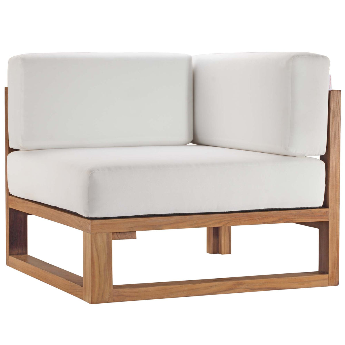 Upland 5-Piece Outdoor Patio Teak Wood Sectional Sofa Set by Modway, photo 9 of 19