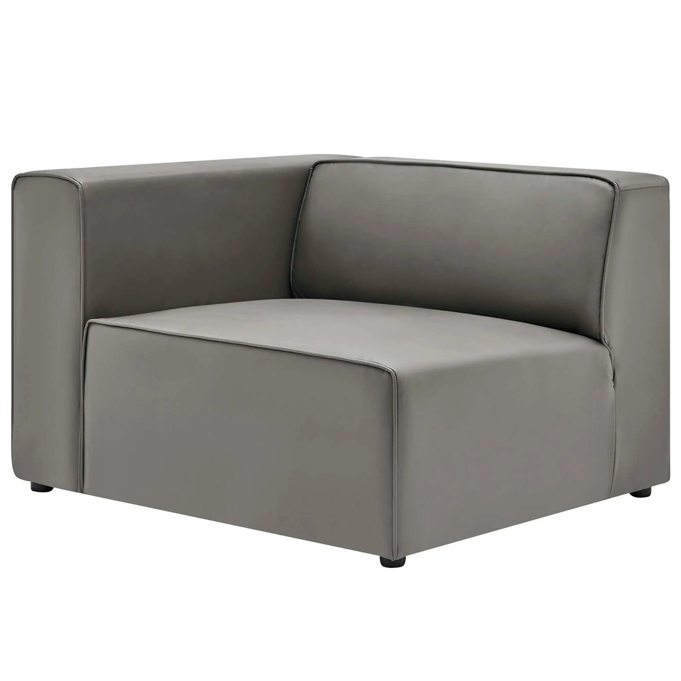 Mingle Vegan Leather Left-Arm Chair by Modway by HouseOfZazla