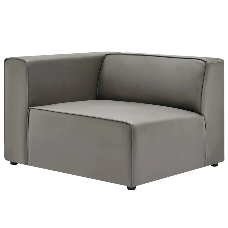 Mingle Vegan Leather Left-Arm Chair by Modway by HouseOfZazla