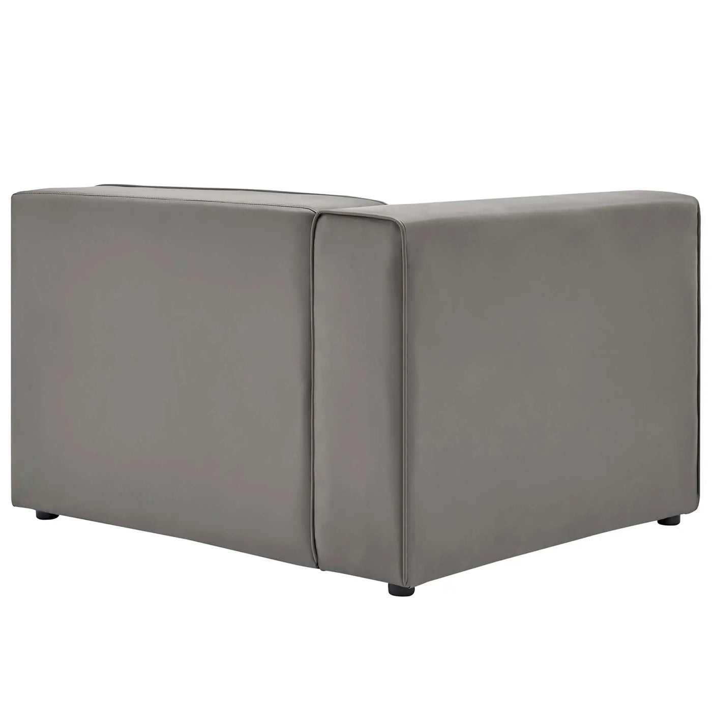 Mingle Vegan Leather Left-Arm Chair by Modway by HouseOfZazla