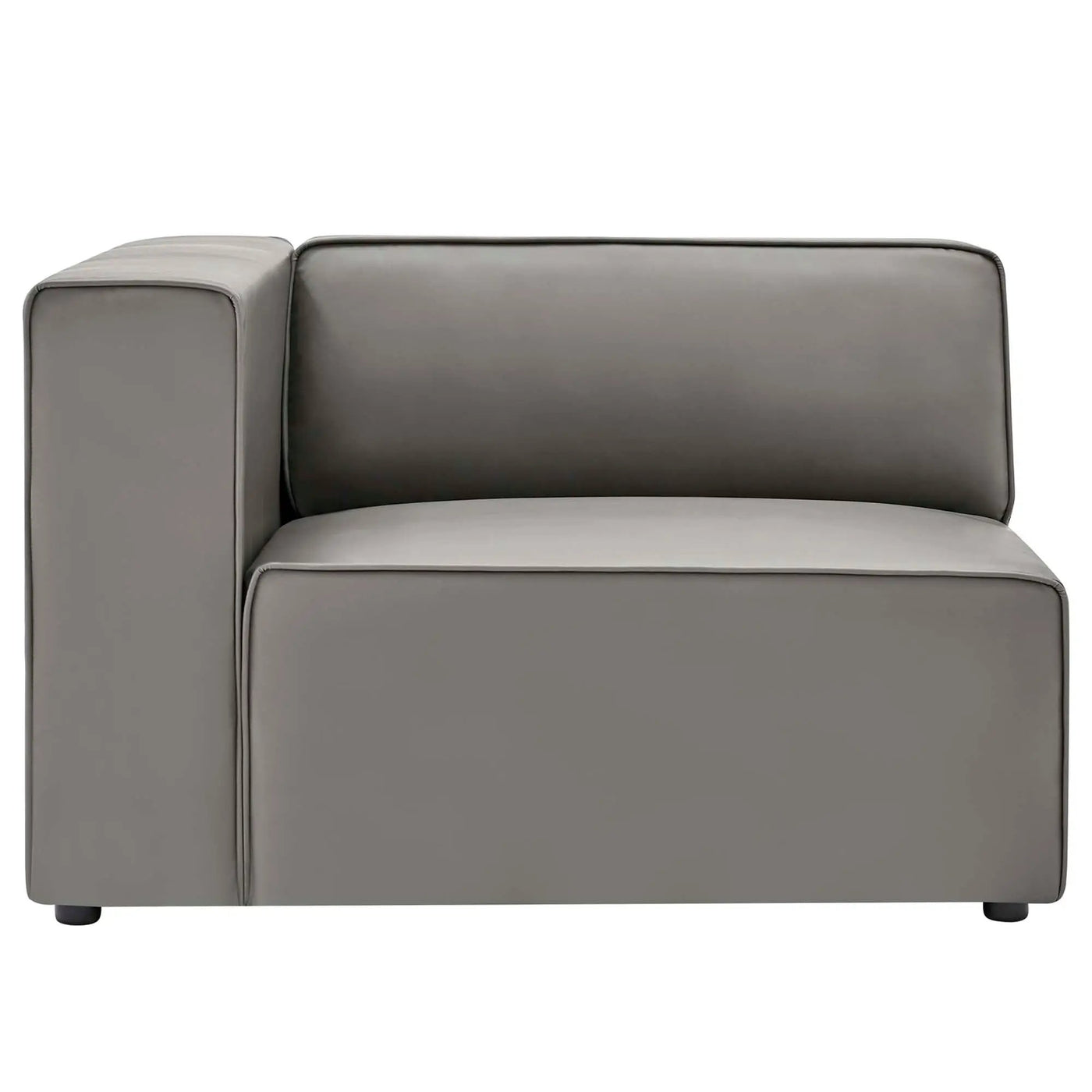 Mingle Vegan Leather Left-Arm Chair by Modway by HouseOfZazla