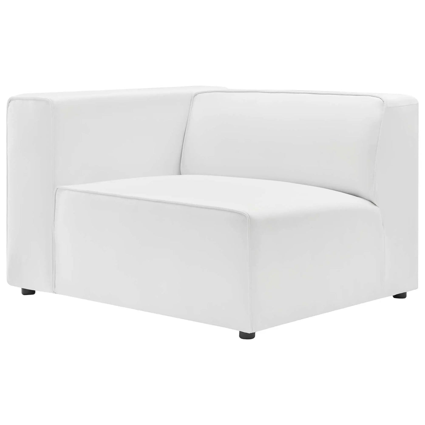 Mingle Vegan Leather Left-Arm Chair by Modway by HouseOfZazla