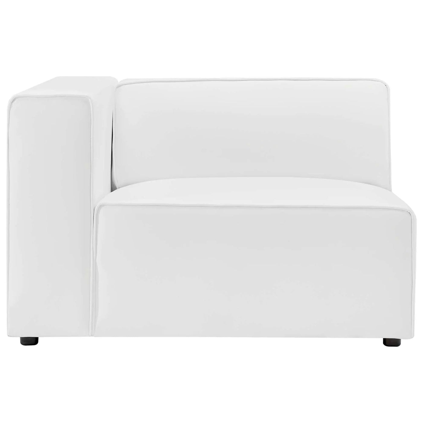 Mingle Vegan Leather Left-Arm Chair by Modway by HouseOfZazla