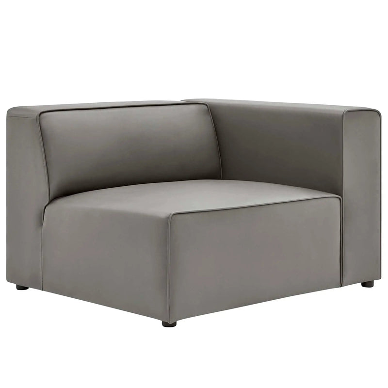 Mingle Vegan Leather Right-Arm Chair by Modway by HouseOfZazla