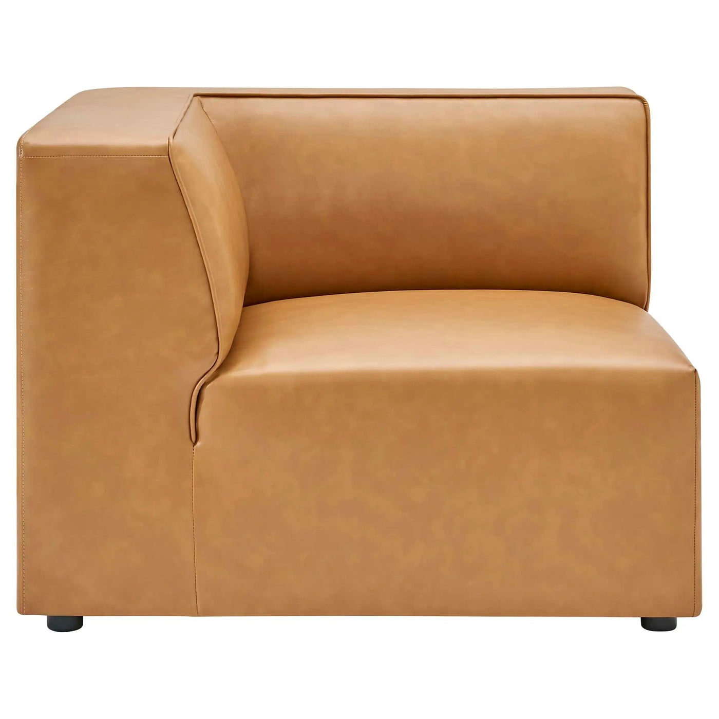 Mingle Vegan Leather Corner Chair by Modway by HouseOfZazla