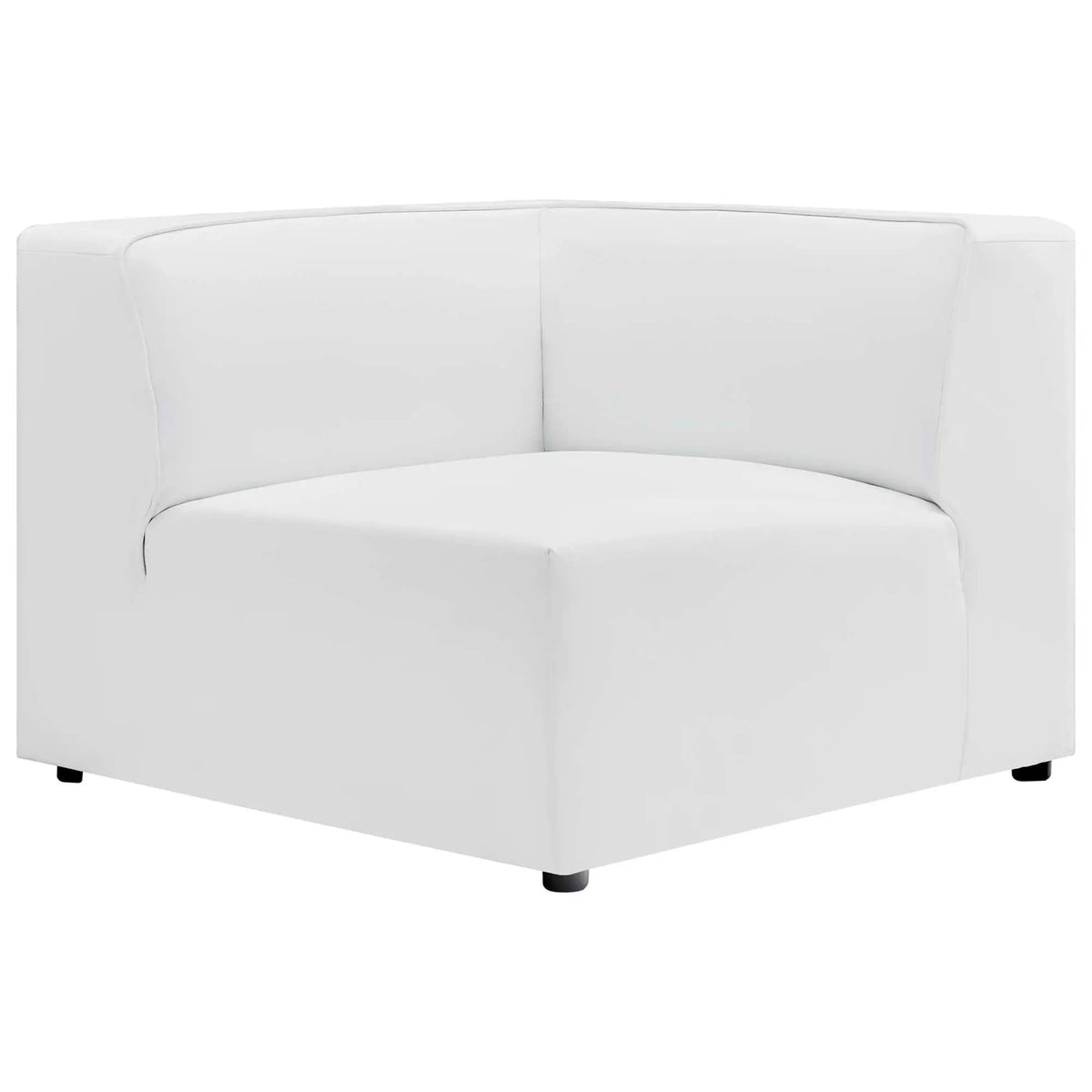 Mingle Vegan Leather Corner Chair by Modway by HouseOfZazla