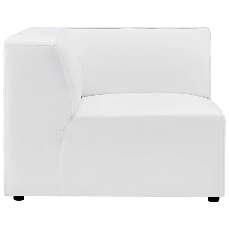 Mingle Vegan Leather Corner Chair by Modway by HouseOfZazla
