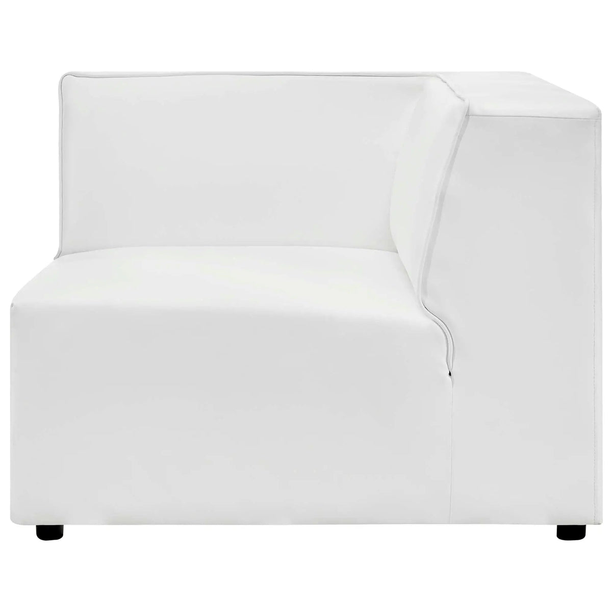 Mingle Vegan Leather Corner Chair by Modway by HouseOfZazla