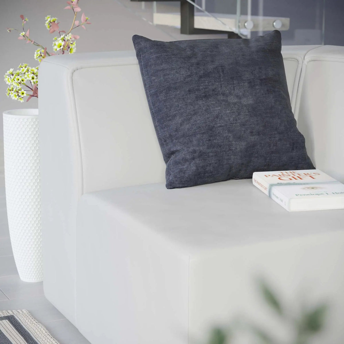 Mingle Vegan Leather Corner Chair by Modway by HouseOfZazla