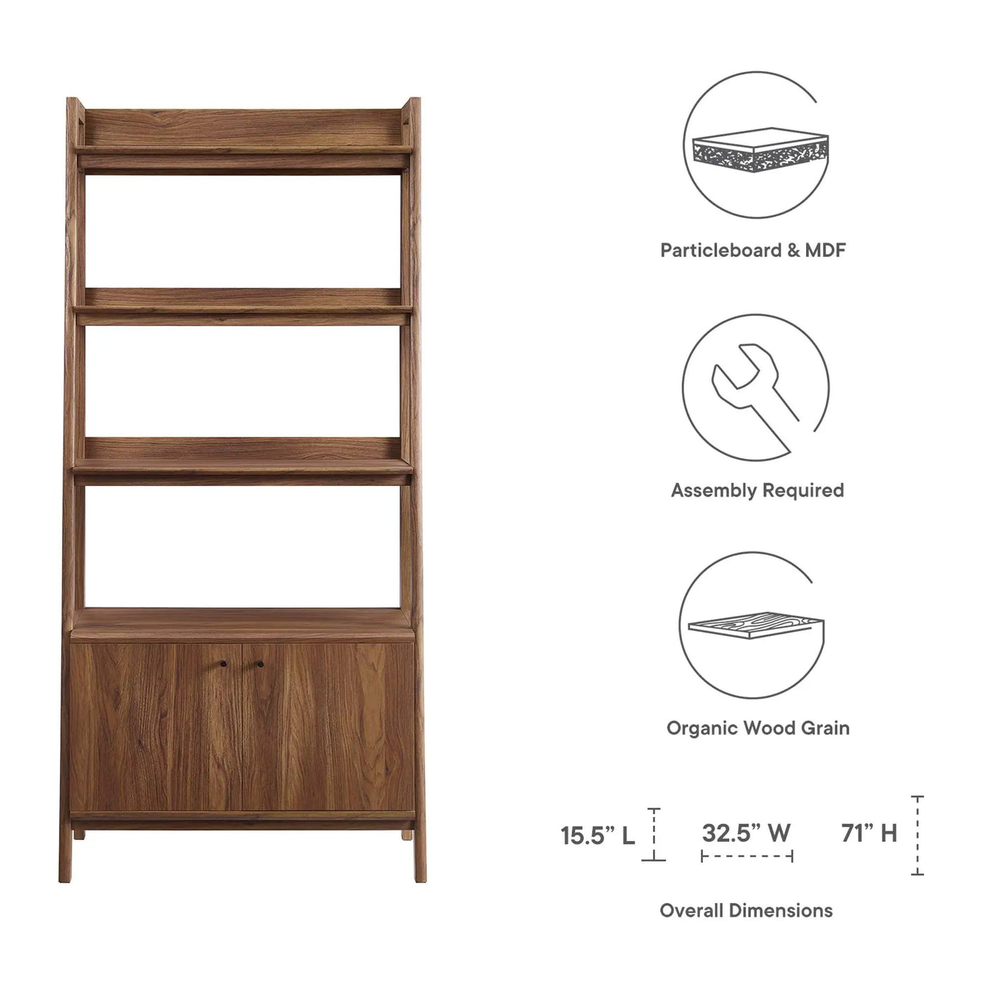 Bixby 33" Bookshelf by Modway by HouseOfZazla