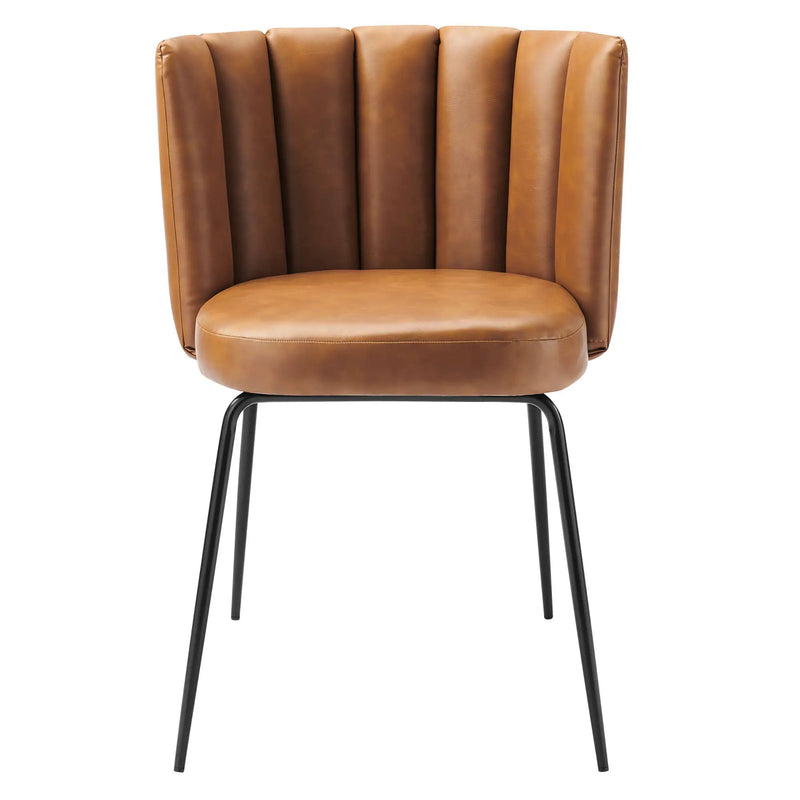 Virtue Vegan Leather Dining Chair Set of 2 by Modway by HouseOfZazla