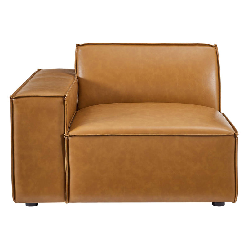 Restore 3-Piece Vegan Leather Sofa by Modway, photo 10 of 13