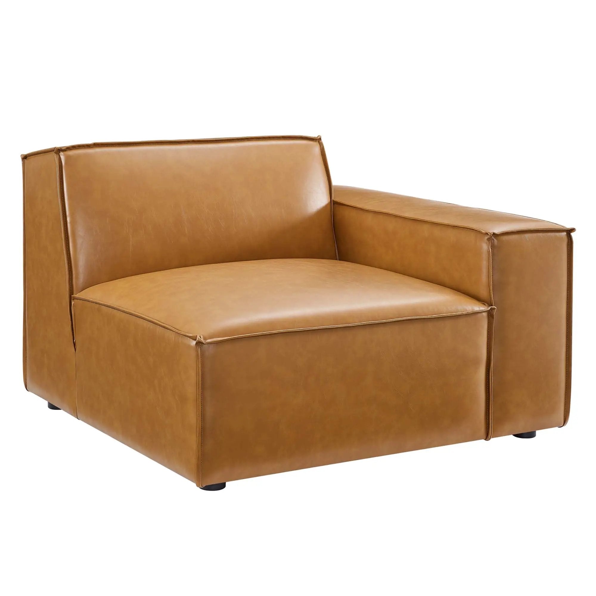 Restore 6-Piece Vegan Leather Sectional Sofa by Modway by HouseOfZazla