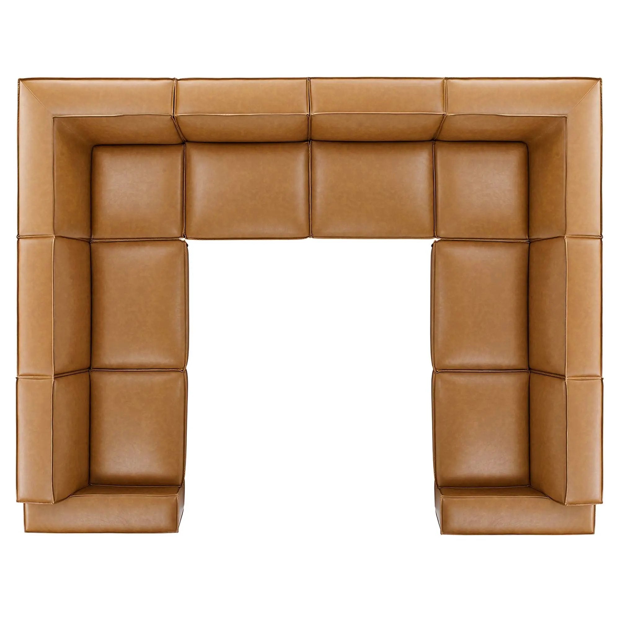 Restore 8-Piece Vegan Leather Sectional Sofa by Modway by HouseOfZazla