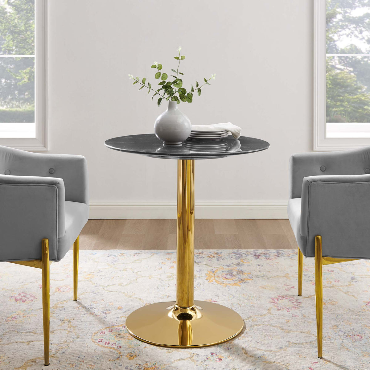 Verne Artificial Marble Dining Table by Modway, photo 10 of 36