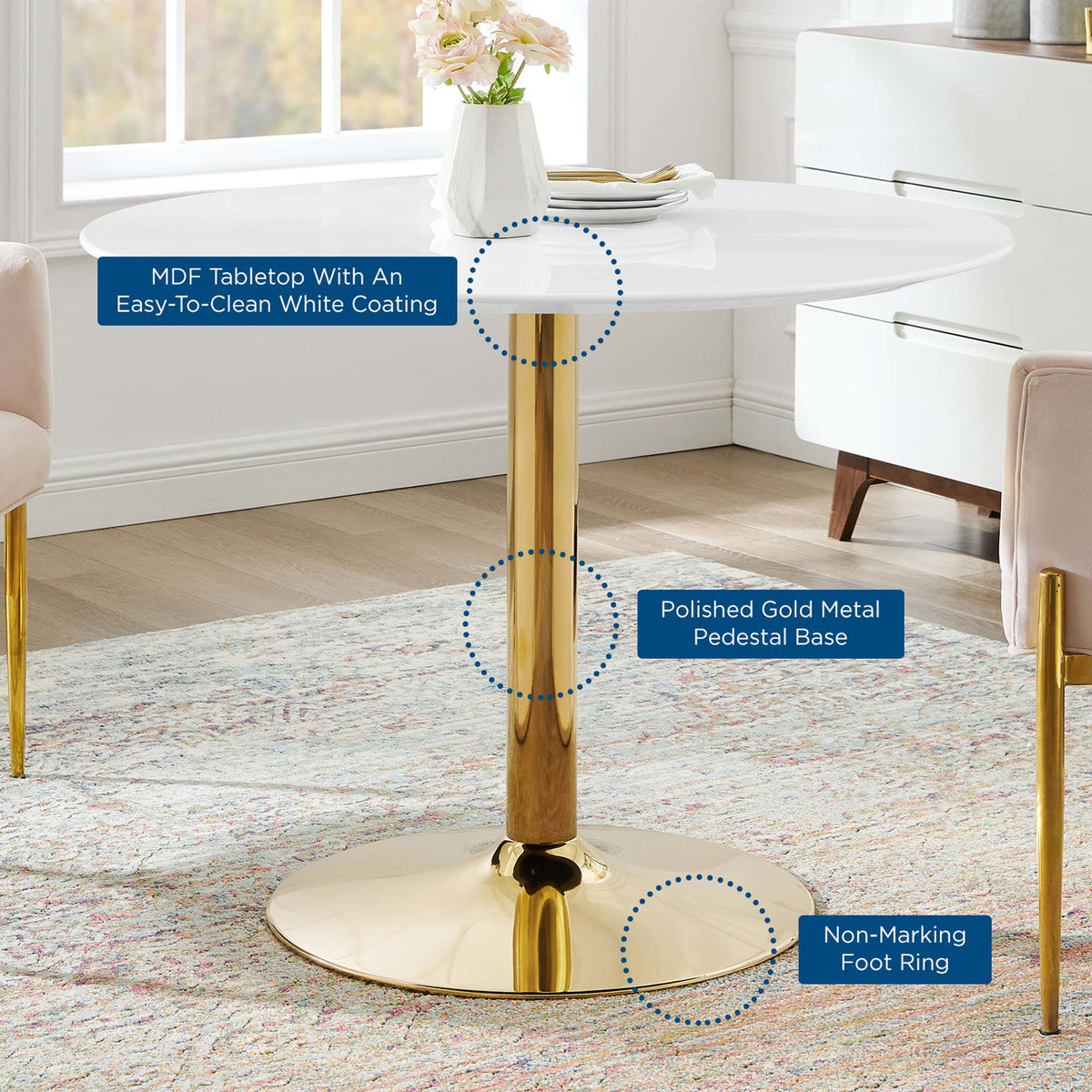 Verne Dining Table by Modway, photo 35 of 36