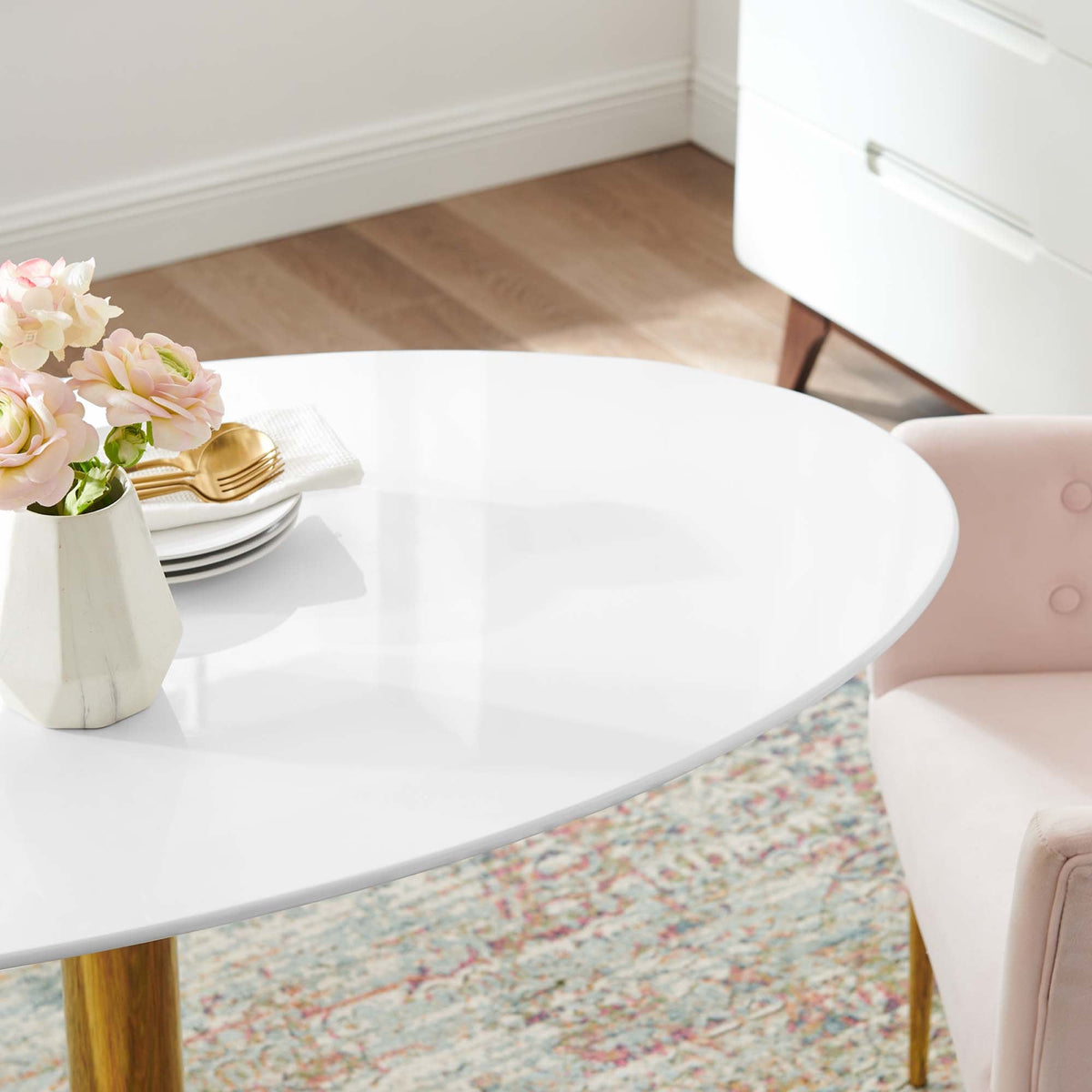 Verne Oval Dining Table by Modway, photo 6 of 12