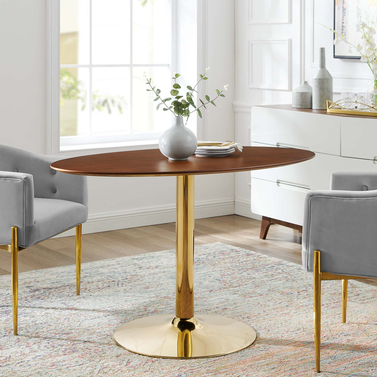 Verne Oval Dining Table by Modway, photo 10 of 12