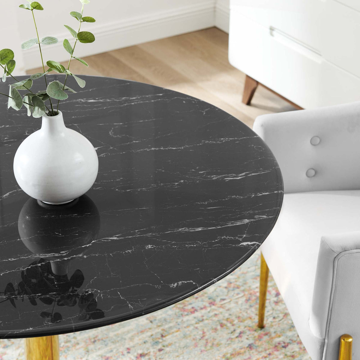 Verne Artificial Marble Dining Table by Modway, photo 36 of 36