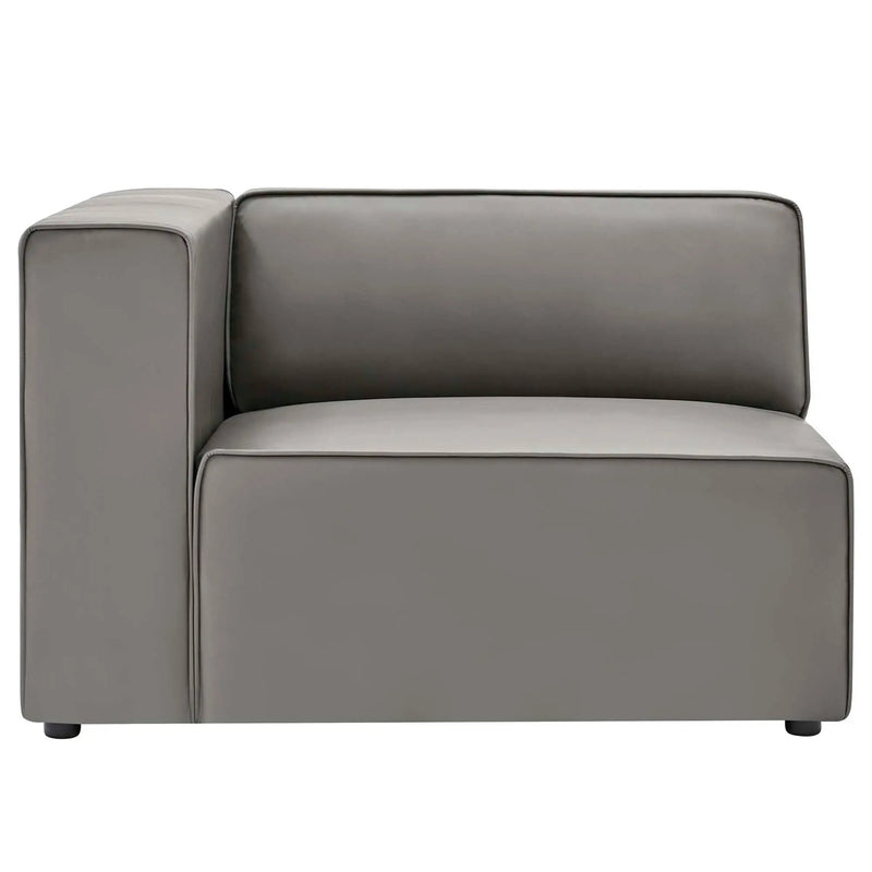 Mingle 2-Piece Vegan Leather Sectional Sofa Loveseat by Modway by HouseOfZazla