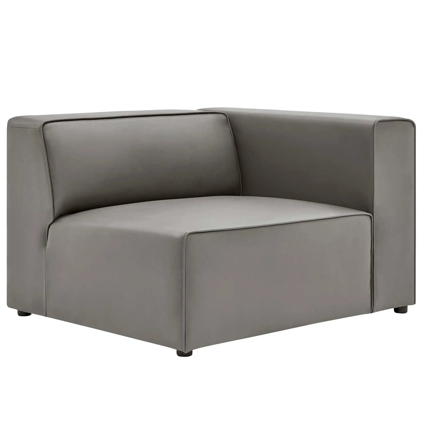 Mingle 2-Piece Vegan Leather Sectional Sofa Loveseat by Modway by HouseOfZazla