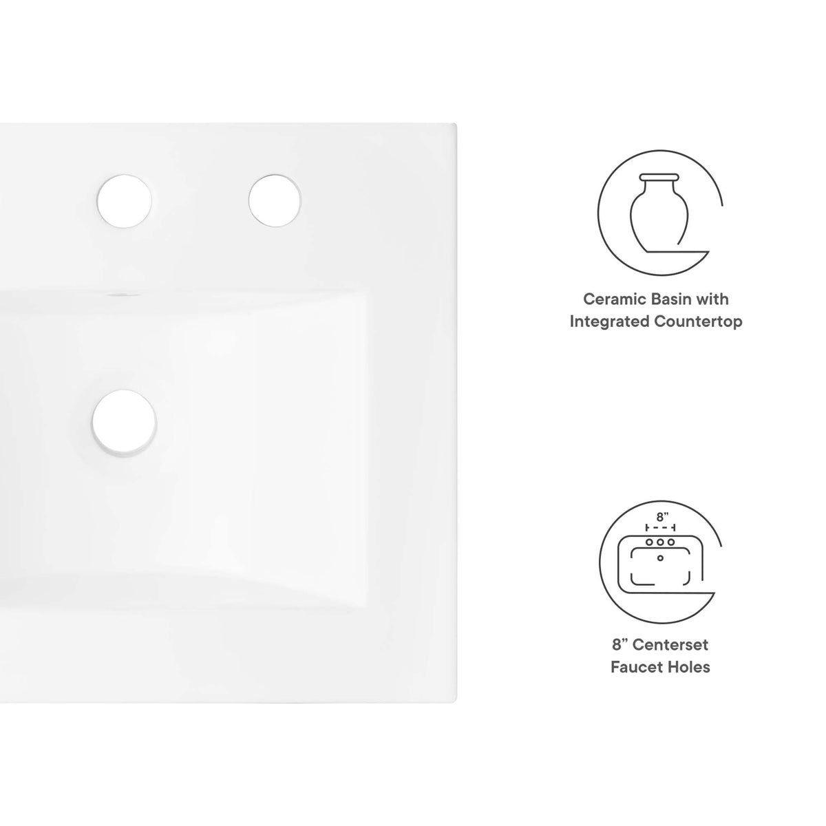 Cayman 18" Bathroom Sink by Modway, photo 8 of 38