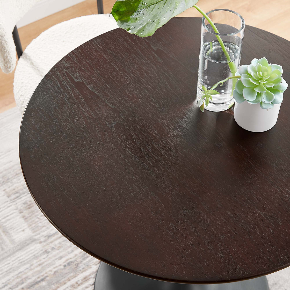 Lippa Round Wood Dining Table by Modway, photo 28 of 63