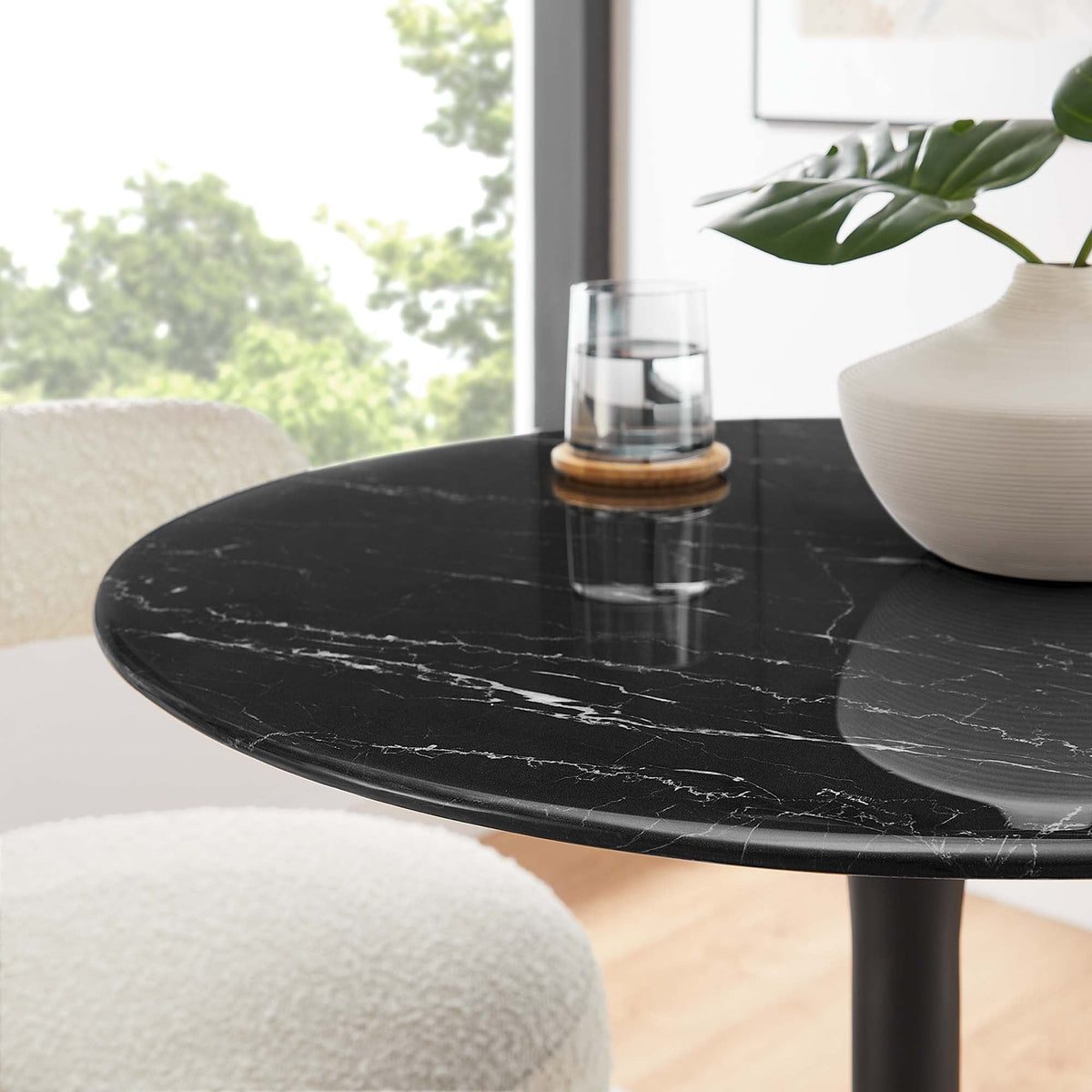 Lippa Round Faux Marble Dining Table by Modway, photo 28 of 62