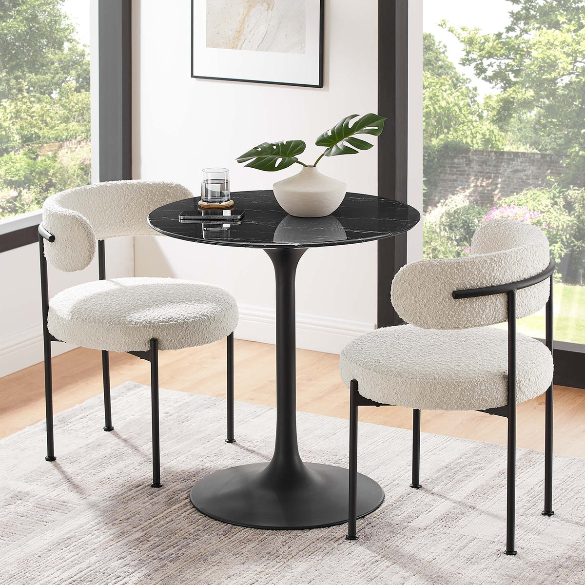Lippa Round Faux Marble Dining Table by Modway, photo 27 of 62