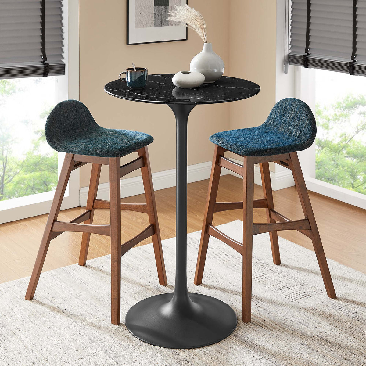 Lippa Round Faux Marble Bar Table by Modway, photo 27 of 40