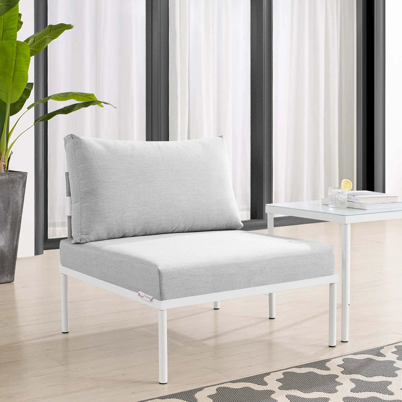Harmony Sunbrella Outdoor Patio Aluminum Armless Chair by Modway by HouseOfZazla