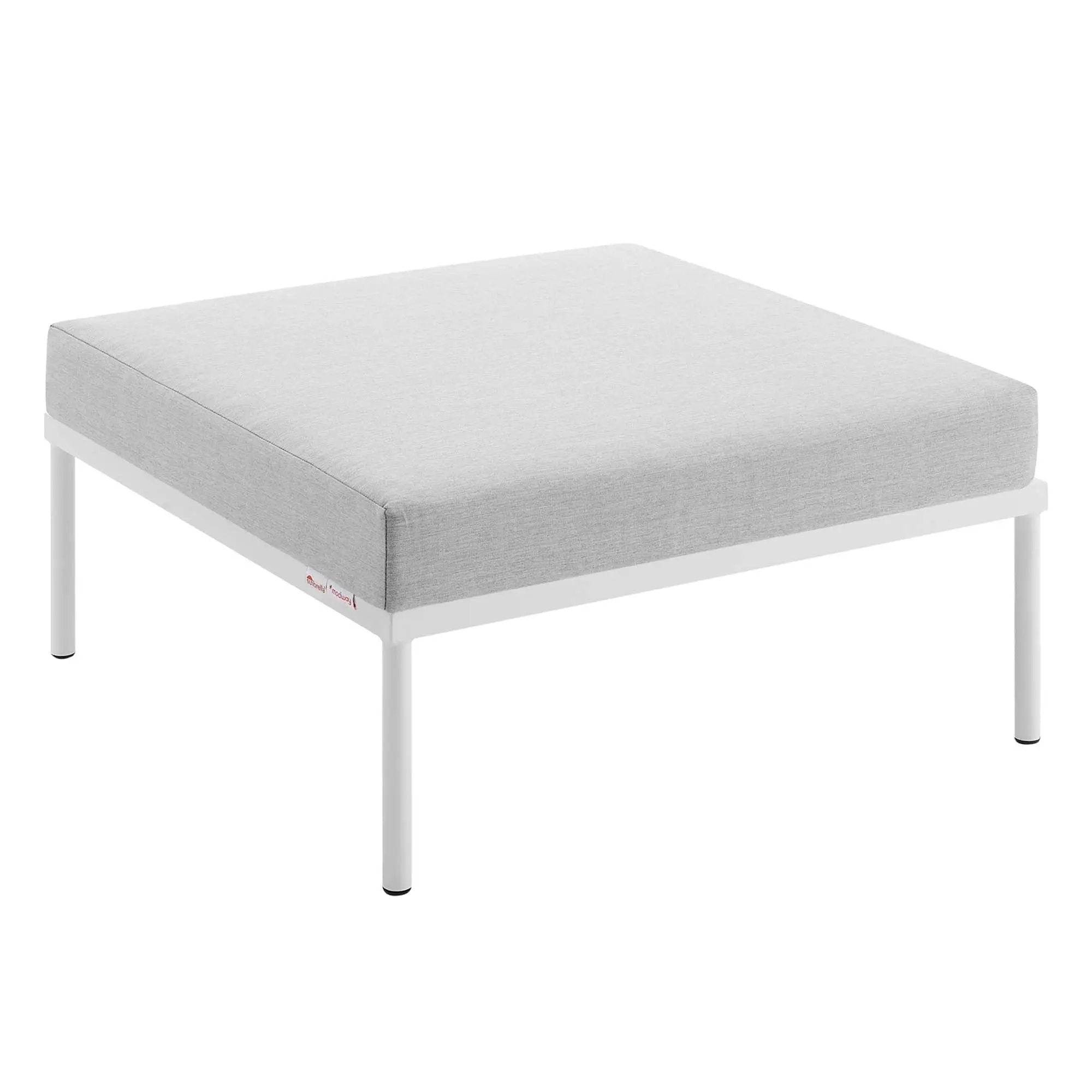 Harmony Sunbrella Outdoor Patio Aluminum Ottoman by Modway by HouseOfZazla