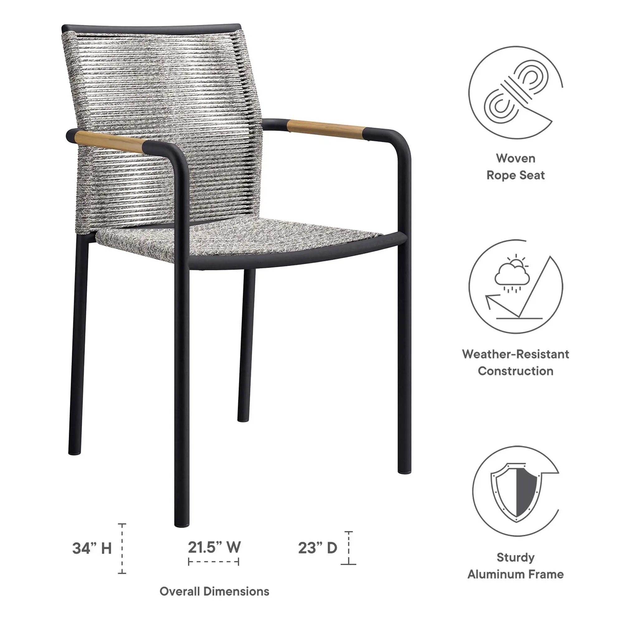 Serenity Outdoor Patio Armchairs Set of 2 by Modway by HouseOfZazla