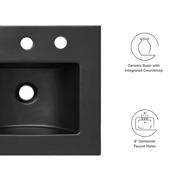 Cayman 18" Bathroom Sink by Modway, photo 2 of 5