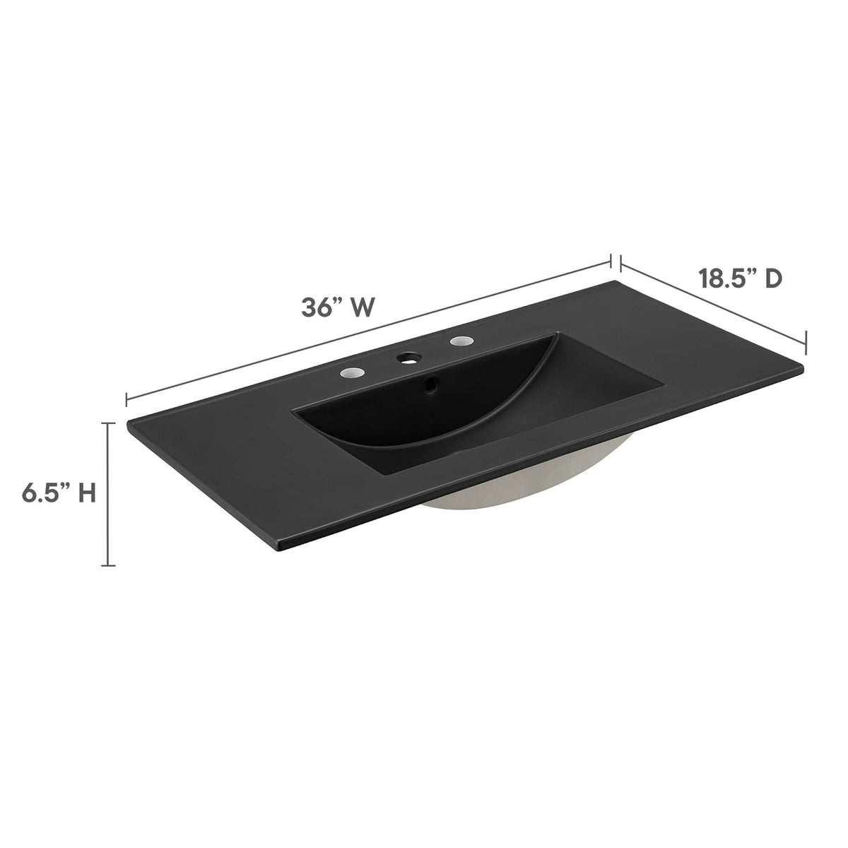 Cayman 18" Bathroom Sink by Modway, photo 32 of 38