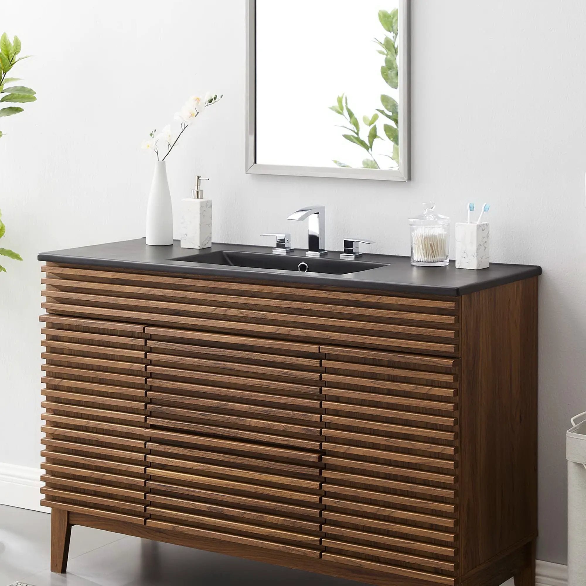 Cayman 48" Single Basin Bathroom Sink by Modway by HouseOfZazla
