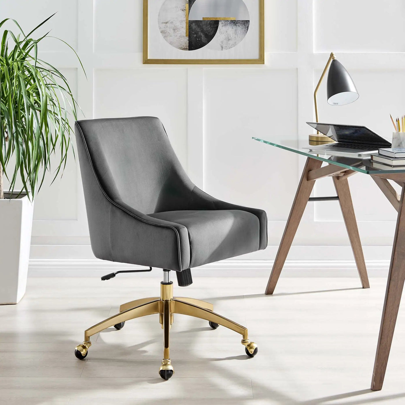 Discern Performance Velvet Office Chair by Modway by HouseOfZazla